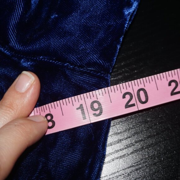 Vintage 80s Crushed Velvet Dress - Picture 11 of 13